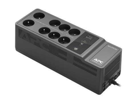 APC Back-UPS BE650G2-FR - UPS - AC 220/230 V - 400 wat - 650 VA - USB - złącza wyjściowe: 8 - Francja, Belgia - czarny
