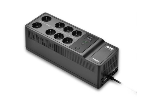 APC Back-UPS BE650G2-GR - UPS - AC 230 V - 400 wat - 650 VA - złącza wyjściowe: 8 - czarny