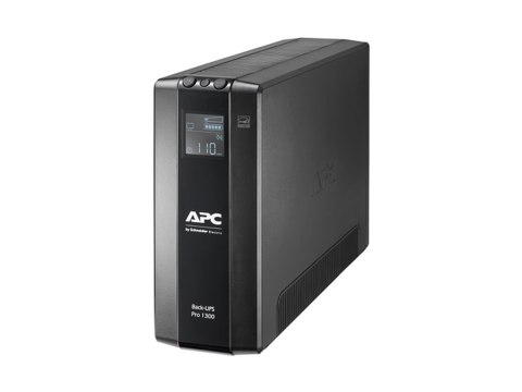 APC Back-UPS Pro BR1300MI - UPS - AC 230 V - 780 wat - 1300 VA - USB - złącza wyjściowe: 8 - czarny