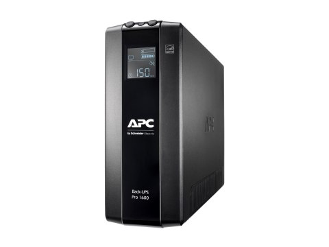 APC Back-UPS Pro BR1600MI - UPS - AC 230 V - 960 wat - 1600 VA - USB - złącza wyjściowe: 8 - czarny