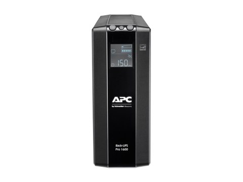 APC Back-UPS Pro BR1600MI - UPS - AC 230 V - 960 wat - 1600 VA - USB - złącza wyjściowe: 8 - czarny