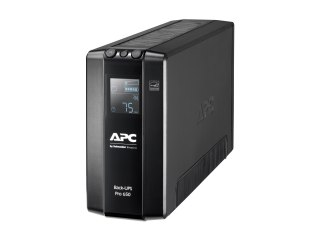 APC Back-UPS Pro BR650MI - UPS - AC 230 V - 390 wat - 650 VA - USB - złącza wyjściowe: 6 - czarny
