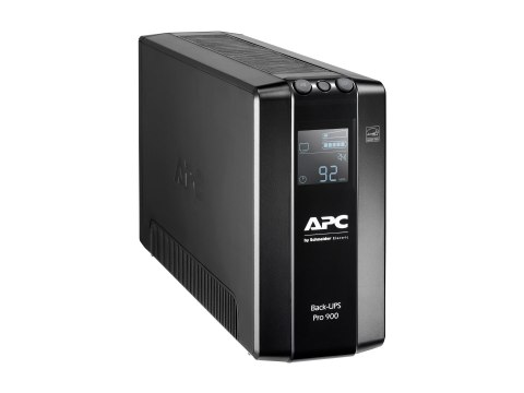 APC Back-UPS Pro BR900MI - UPS - AC 230 V - 540 wat - 900 VA - USB - złącza wyjściowe: 6 - czarny
