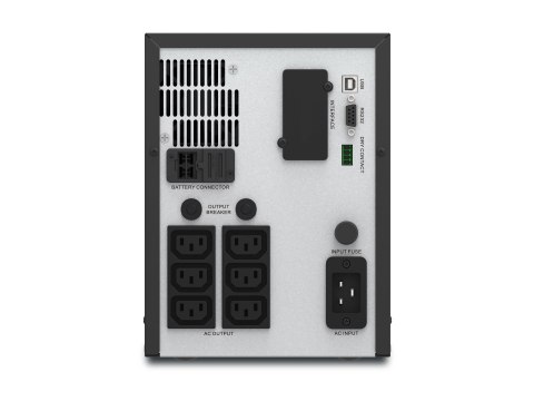 APC Easy UPS SMV SMV3000CAI - UPS - AC 220/230/240 V - 2100 wat - 3000 VA - 4 x bateria - 9 Ah - USB, RS-232 - złącza wyjściowe: