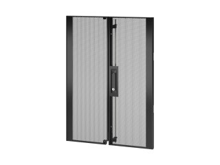APC NetShelter SX - Drzwi stojaka - tylne - czarny - 18U - dla P/N: AR3006, AR3006SP, AR3106, AR3106SP