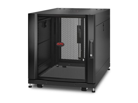 APC NetShelter SX - Stojak szafa - czarny - 12U - 19" - Zgodność z TAA - dla P/N: SMTL1500RM3UC, SMTL1500RMI3UC, SRT2200RMXLAUS,