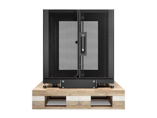 APC NetShelter SX - Stojak szafa - czarny - 12U - 19" - Zgodność z TAA - dla P/N: SURT48RMXLBP