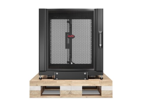 APC NetShelter SX - Stojak szafa - czarny - 12U - 19" - Zgodność z TAA - dla P/N: SURT48RMXLBP