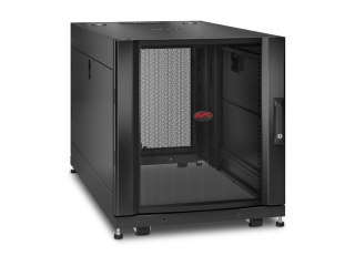 APC NetShelter SX - Stojak szafa - czarny - 12U - 19" - Zgodność z TAA - dla P/N: SMTL1500RM3UC, SMTL1500RMI3UC, SRT2200RMXLAUS,
