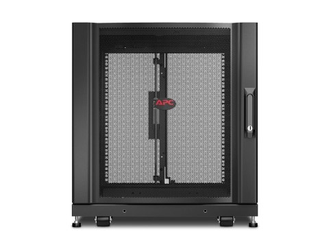 APC NetShelter SX - Stojak szafa - czarny - 12U - 19" - Zgodność z TAA - dla P/N: SMTL1500RM3UC, SMTL1500RMI3UC, SRT2200RMXLAUS,