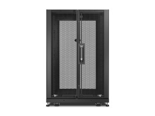 APC NetShelter SX - Stojak szafa - czarny - 18U - 19" - Zgodność z TAA - dla P/N: SMTL1500RM3UC, SMTL1500RMI3UC, SRT2200RMXLAUS,