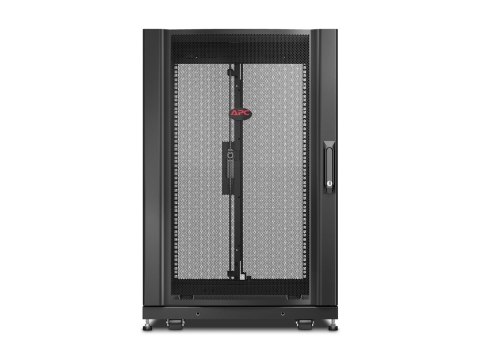 APC NetShelter SX - Stojak szafa - czarny - 18U - 19" - Zgodność z TAA - dla P/N: SMTL1500RM3UC, SMTL1500RMI3UC, SRT2200RMXLAUS,