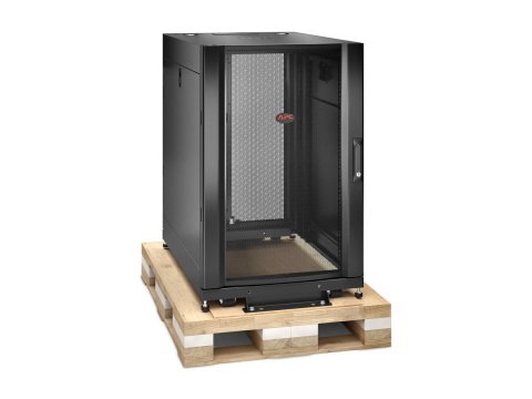 APC NetShelter SX - Stojak szafa - czarny - 18U - 19" - Zgodność z TAA - dla P/N: SURT48RMXLBP