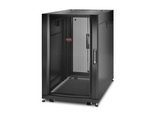 APC NetShelter SX - Stojak szafa - czarny - 18U - 19" - Zgodność z TAA - dla P/N: SMTL1500RM3UC, SMTL1500RMI3UC, SRT2200RMXLAUS,