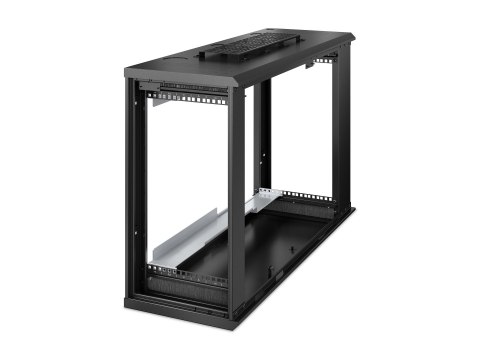 APC NetShelter WX AR106VI - Szafa - do montażu na ścianie - czarny - 6U - 19"