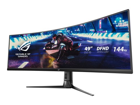 ASUS ROG Strix XG49VQ - Monitor LED - gaming - zaokrąglony - 49" - 3840 x 1080 DFHD @ 144 Hz - VA - 450 cd/m² - 3000:1 - Display
