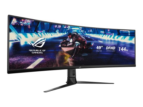 ASUS ROG Strix XG49VQ - Monitor LED - gaming - zaokrąglony - 49" - 3840 x 1080 DFHD @ 144 Hz - VA - 450 cd/m² - 3000:1 - Display