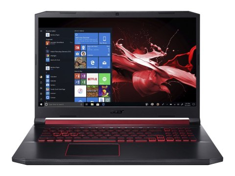 Acer Nitro 5 AN517-51-70FE - Intel Core i7 - 9750H / do 4.5 GHz - Win 10 Home 64-bit - GF GTX 1650 - 8 GB RAM - 256 GB SSD - 17.