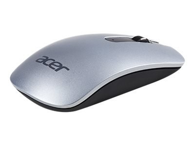 Acer Wireless Mouse (AMR820) - Mysz - optyczna - bezprzewodowa - odbiornik bezprzewodowy USB - srebrny - do sprzedaży detaliczne