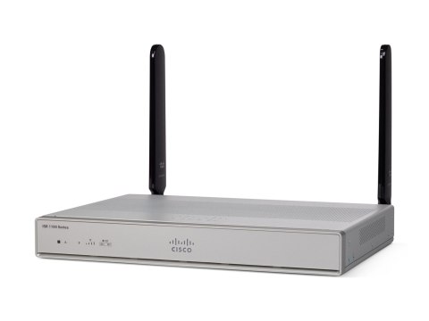 Cisco Integrated Services Router 1111 - Router - WWAN przełącznik 4-portowy - 1GbE, HDLC, Frame Relay, PPP, MLPPP, MLFR - porty 