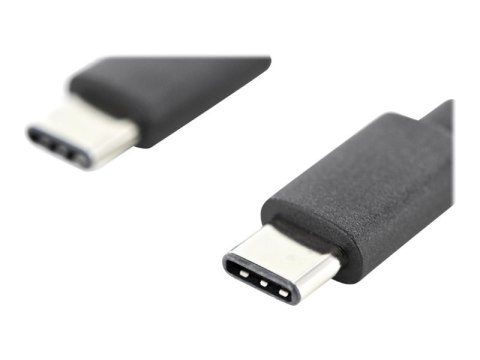 DIGITUS - Kabel USB - USB-C (M) do USB-C (M) - USB 2.0 - 3 A - 3 m - obsługa Zasilania - czarny