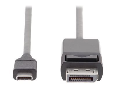 DIGITUS - Kabel portu wyświetlacza - USB-C (M) do DisplayPort 20-pin (M) - 2 m - obsługa 4K - czarny