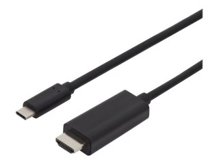 DIGITUS - Kabel przejściowy - USB-C męski do HDMI męski - 5 m - obsługa 4K