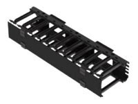 Eaton High Density Horizontal - Zestaw do zarządzania przewodami - czarny - 2U - 19"