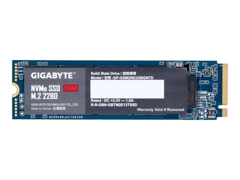 Gigabyte - SSD - 256 GB - wewnętrzny - M.2 2280 - PCIe 3.0 x4 (NVMe)
