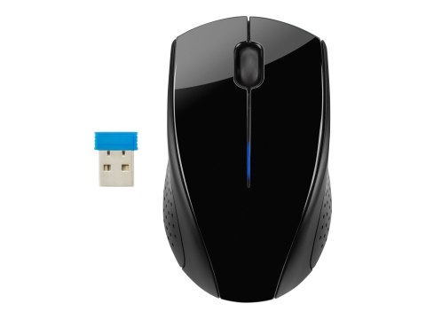HP 220 - Mysz - prawo i leworęczna - optyczna - bezprzewodowa - 2.4 GHz - odbiornik bezprzewodowy USB - dla Pavilion 24, 27, 32,