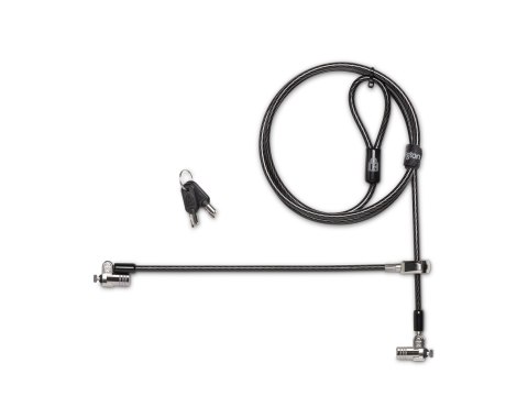 Kensington MicroSaver 2.0 Keyed Twin Laptop Lock - Master Keyed - Linka blokady - 2.44 m - Zgodność z TAA
