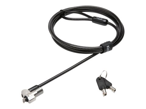Kensington NanoSaver Keyed Laptop Lock - Master Keyed - Linka blokady - srebrny - 1.8 m