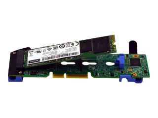 Lenovo ThinkSystem M.2 Enablement Kit - Kontroler pamięci - M.2 - SATA 6Gb/s - RAID 0, 1, JBOD - PCIe 2.0 x2 - dla ThinkSystem S