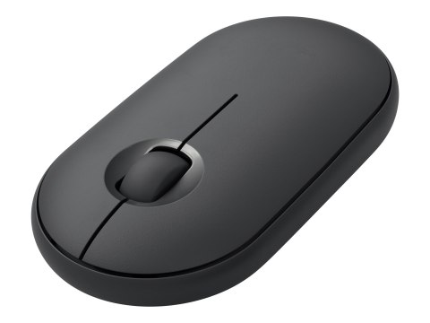 Logitech Pebble M350 - Mysz - optyczna - 3 przyciski - bezprzewodowa - 2.4 GHz, Bluetooth - odbiornik bezprzewodowy USB - grafit