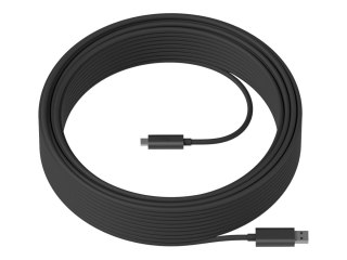 Logitech Strong - Kabel USB - USB Typ A (M) do USB-C (M) - USB 3.1 - 10 m - przewód powietrzny, Active Optical Cable (AOC) - dla