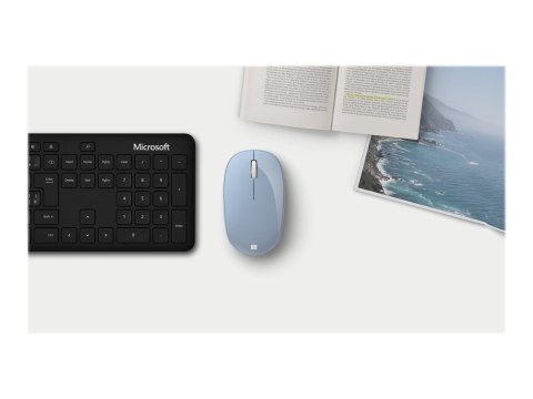 Microsoft Bluetooth Mouse - Mysz - optyczna - 3 przyciski - bezprzewodowa - Bluetooth 5.0 LE - błękit pastelowy