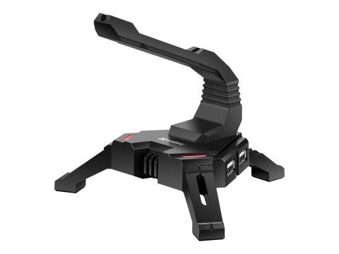 Sandberg 2in1 USB Hub Bungee - Koncentrator - 4 x USB 2.0 - stacjonarny