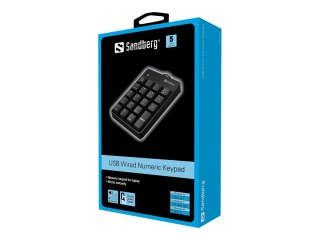 Sandberg USB Wired Numeric Keypad - Klawiatura keypad - USB