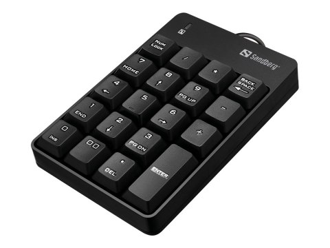 Sandberg USB Wired Numeric Keypad - Klawiatura keypad - USB