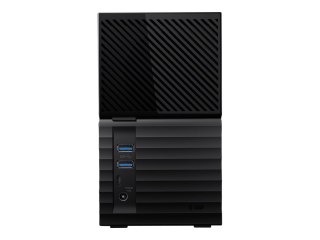 WD My Book Duo WDBFBE0240JBK - Macierz dyskowa - 24 TB - 2 wnęki - HDD 12 TB x 2 - USB 3.1 Gen 1 (zewnętrzna)
