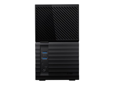 WD My Book Duo WDBFBE0240JBK - Macierz dyskowa - 24 TB - 2 wnęki - HDD 12 TB x 2 - USB 3.1 Gen 1 (zewnętrzna)