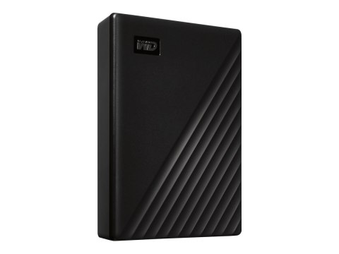 WD My Passport WDBPKJ0050BBK - Dysk twardy - zaszyfrowany - 5 TB - zewnętrzny (przenośne) - USB 3.2 Gen 1 - 256 bitów AES - czar