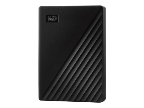 WD My Passport WDBPKJ0050BBK - Dysk twardy - zaszyfrowany - 5 TB - zewnętrzny (przenośne) - USB 3.2 Gen 1 - 256 bitów AES - czar