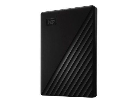 WD My Passport WDBYVG0020BBK - Dysk twardy - zaszyfrowany - 2 TB - zewnętrzny (przenośne) - USB 3.2 Gen 1 - 256 bitów AES - czar