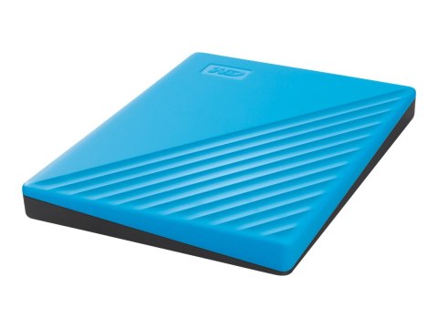 WD My Passport WDBYVG0020BBL - Dysk twardy - zaszyfrowany - 2 TB - zewnętrzny (przenośne) - USB 3.2 Gen 1 - 256 bitów AES - nieb