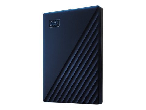 WD My Passport for Mac WDBA2D0020BBL - Dysk twardy - zaszyfrowany - 2 TB - zewnętrzny (przenośne) - USB 3.2 Gen 1 - 256 bitów AE