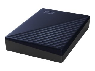 WD My Passport for Mac WDBA2F0040BBL - Dysk twardy - zaszyfrowany - 4 TB - zewnętrzny (przenośne) - USB 3.2 Gen 1 - 256 bitów AE