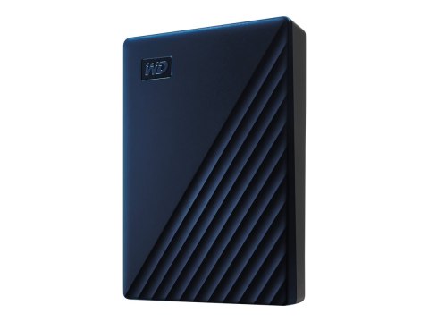 WD My Passport for Mac WDBA2F0040BBL - Dysk twardy - zaszyfrowany - 4 TB - zewnętrzny (przenośne) - USB 3.2 Gen 1 - 256 bitów AE