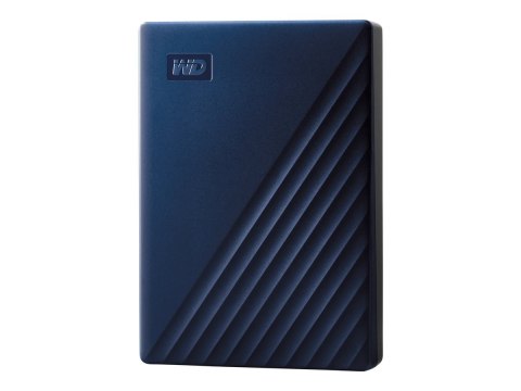 WD My Passport for Mac WDBA2F0040BBL - Dysk twardy - zaszyfrowany - 4 TB - zewnętrzny (przenośne) - USB 3.2 Gen 1 - 256 bitów AE