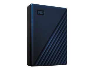 WD My Passport for Mac WDBA2F0050BBL - Dysk twardy - zaszyfrowany - 5 TB - zewnętrzny (przenośne) - USB 3.2 Gen 1 - 256 bitów AE